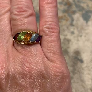 14kt Multi-Stone Ring size 6